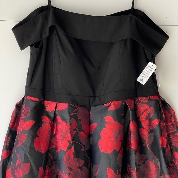 R&M Richards Women Plus Size Formal Evening Christmas Holiday Party Dress, 18W - Picture 5 of 10